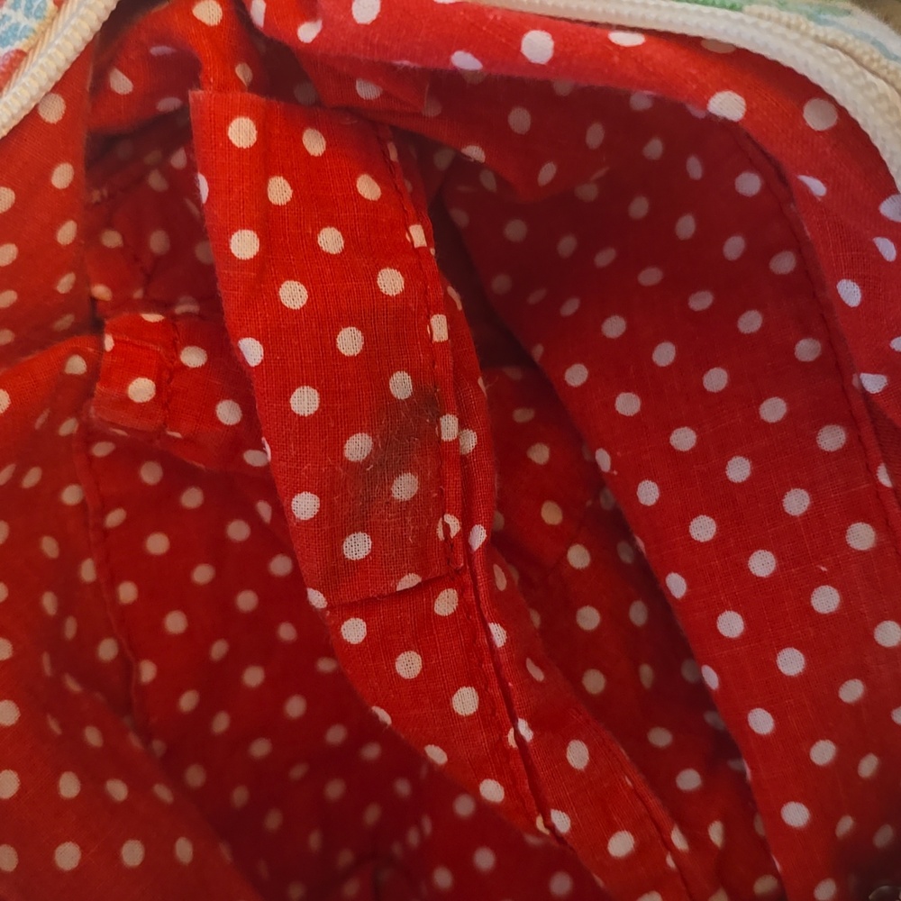 Bungalow 360 Cream and Red Floral Hummingbird Purse - Picture 13 of 13